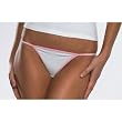 Bella Ladies Cotton/Spandex Contrast Thong