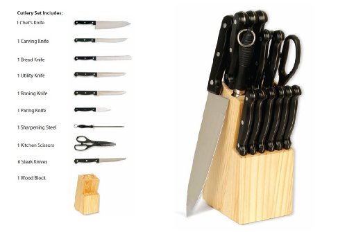 Gibson Cuisine Select Trivoli 15-Piece Cutlery Set