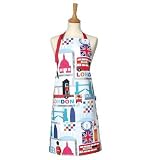 Rushbrookes London City Pvc Apron, Adult Size