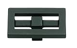 Atlas Homewares 261-BL 1-3/4-Inch Nobu Rectangle Knob, Black