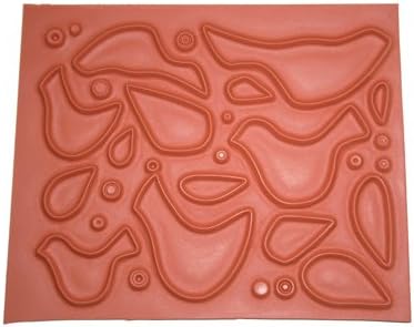 Barbara McGuire Designer Texture Stamp Tiny Build-A-Bird Stamp Sheet 3.5 x 5" - 1 pc.