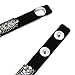 JEWELRIESHOP Bling Bling Crystal Beads Soft Velvet, Adjustable Button Clasps Two Laps Friendship Bracelet