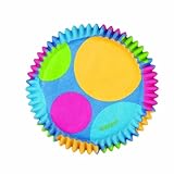 UPC 070896318794 product image for Wilton Retro Dots Mini Baking Cups, 100 Count | upcitemdb.com