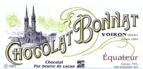 Chocolat Bonnat Equateur 75% Dark Chocolate Bar