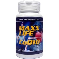 EFL Nutritionals MAXX Life CoQ10 120mg 60 Softgels