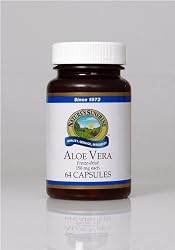 Nature's Sunshine Aloe Vera-freeze Dried Nourishes Digestive and Intestinal Systems 64 Capsules