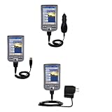 Deluxe Kit for the Asus MyPal A730w includes a USB cable with Car and Wall Charger - Gomadic Brand w/ TipExchange Technology