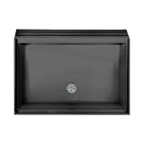 American Standard 4834.ST.178 Alcove Single Threshold 48-1/8 x 34-1/4 x 6-5/8 Shower Base, Black