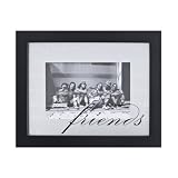 Review Malden 4131-46 / Friend Glass Floater Picture Frame Black 4x6