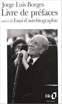 LIVRE DE PR&Eacute;FACES / ESSAI D'AUTOBIOGRAPHIE