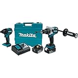 Makita XT257TB 18V LXT? Lithium-Ion Brushless Cordless 2-Pc. Combo Kit (5.0Ah) [並行輸入品]