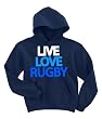 Live Love Rugby Hooded Sweatshirt