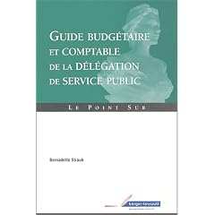 Guide budg�taire et comptable de la d�l�gation de service public