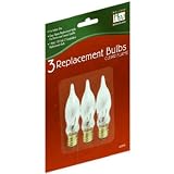 HW 3PK C7CLR Flame Bulb by 