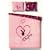 Playboy 8715944035996 Bettw�sche - Sweethearts 135x200 cm und 80x80 cm, Polyester Glanzsatin rosa