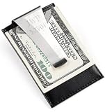 Leather Money Clip/Credit Card Holder - Free Engraving