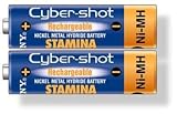 Sony NH-AA-2DB Ni-MH AA 2500mAh Battery for DSCP41, P73, P93, W1,  W5, W7, H1, S40, S60, S90, and S600 Digital Cameras