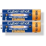 Sony NH-AA-2DB Ni-MH AA 2500mAh Battery for DSCP41, P73, P93, W1, W5, W7, H1, S40, S60, S90, and S600 Digital Cameras