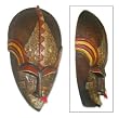 Wood mask, 'Tribal Man'