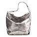 Coach Leather Large Brooke Convertible Hobo Bag Purse 16618 Pewter Silver