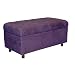 Copenhagen Tufted Bench - Purple