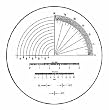 MAGNIFIER MEASURING SCALE-BAUSCH & LOMB METRIC