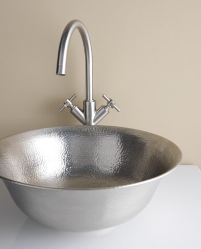 Barclay Round Pewter Vessel Sink