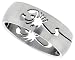 Surgical Steel 5/16 (8mm) Dome Band with Scorpion Cut-Outs