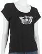 5th & Ocean Oakland Raiders Missy Knit Cap Sleeve Tee