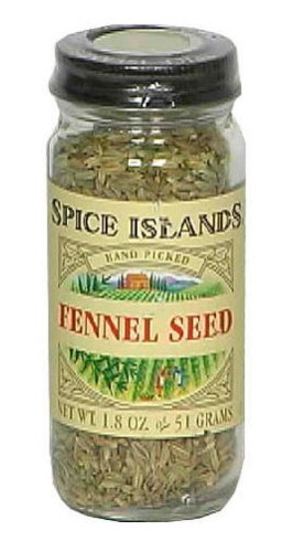 Spice Islands Hand-Picked Fennel Seed, 1.8-Ounce Container (Pack of 5)