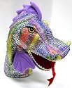 Plush Smokey Dragon Hand Puppet 12"