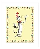 Dr. Seuss Cat in the Hat Character Bordered Petite Yellow Print 5