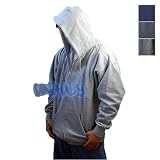 Unruly - Full Zip Up Plain and Blank Hoodie Sweatshirt