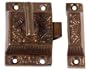 Eastlake T-Handle Latch Antique Brass