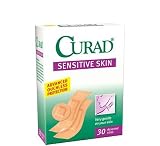 Curad Sensitive Skin Adhesive Bandages Assorted 30 ea