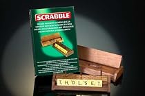 Scrabble wooden scoring racks -  Deluxe accessory