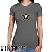 NCAA Vanderbilt Commodores Ladies Charcoal Distressed Logo Vintage ...