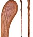 Another gorgeous design by the Royal Cane company! These rosewood walking sticks stand 48" tall and have a wavy "river bend" design that continues throughout the shaft and handle of this walking stick. Many woodsmiths believe that rosewood is one of the most beautiful woods in the world. The extremely smooth and sanded finish prevents cracking and splintering making this high quality stick one that will last a lifetime. The handle is made to fit the grasp of the users hand with ease and comfort. This beautiful walking stick has a designer style like no other hiking stick available.