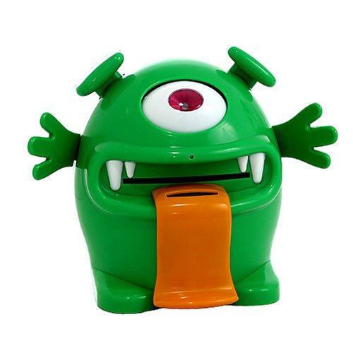 Childrens Toyshop  Toys : Jumpin’ Banana Gobbles the Money Monster Bank
