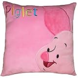 CharacterWorld Disney Winnie The Pooh Piglet Head Plush Cushion, 35 x 35 cm