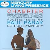 Revue Mercury  / CHABRIER : Espana, Suite Pastorale, Ouverture de Gwendoline, Joyeuse Marche, Bourrée Fantasque etc / ROUSSEL : Suite en fa op. 33