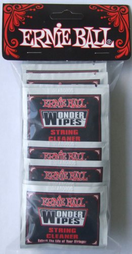 ERNIE BALL WONDER WIPES STRING CLEANER×20枚入 ストリング クリーナー＆プロテクタント