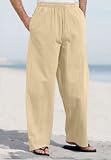 KingSize Big & Tall Elastic Waist Gauze Cotton Pants