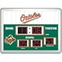14 x19 ScoreBoard/Clock/Therm-Baltimore Orioles