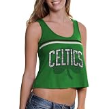 NBA Boston Celtics Ladies Stoned Out Tank Top - Kelly Green (Medium)