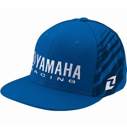 Yamaha Motor Officially Licensed YamaFlex Men's Flexfit Hat/Cap - Blue / Large/X-Large