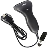 Black Automatic Scanning Laser Barcode Scanner Reader with Card Reader