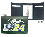 Jeff Gordon Embroidered Leather Tri-Fold Wallet