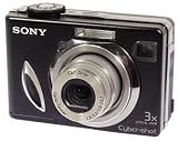 Electronics : Sony Cyber-SHOT DSC-W17 Black Digital Camera
