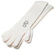 Dolce & Gabbana Women's Wool Gloves with D&G Rhinestone Logo